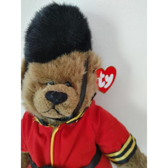 TY Attic Treasures Collection Malcolm Bear 1993, Vintage Beefeater Jointed - Picture 2 of 4